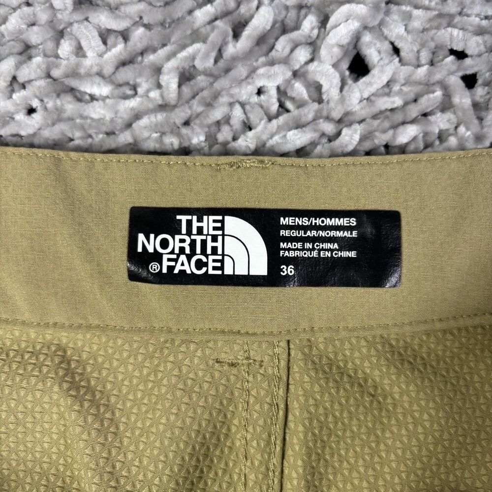 The North Face Pura Vida 2.0 Shorts Mens 36 Brown Tan Cargo Drawstring Stretch - Picture 2 of 10